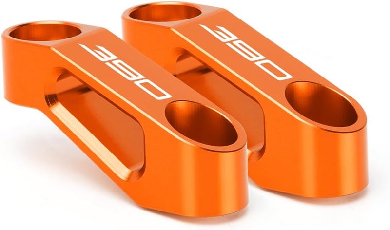 Modeer Compatible with DUKE 390 Any year Motorcycle Rearview Mirror Risers Extenders duke 390 Accessories (orange) - Image 5